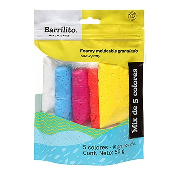 Foamy Moldeable Granulado MIX pk/5pz