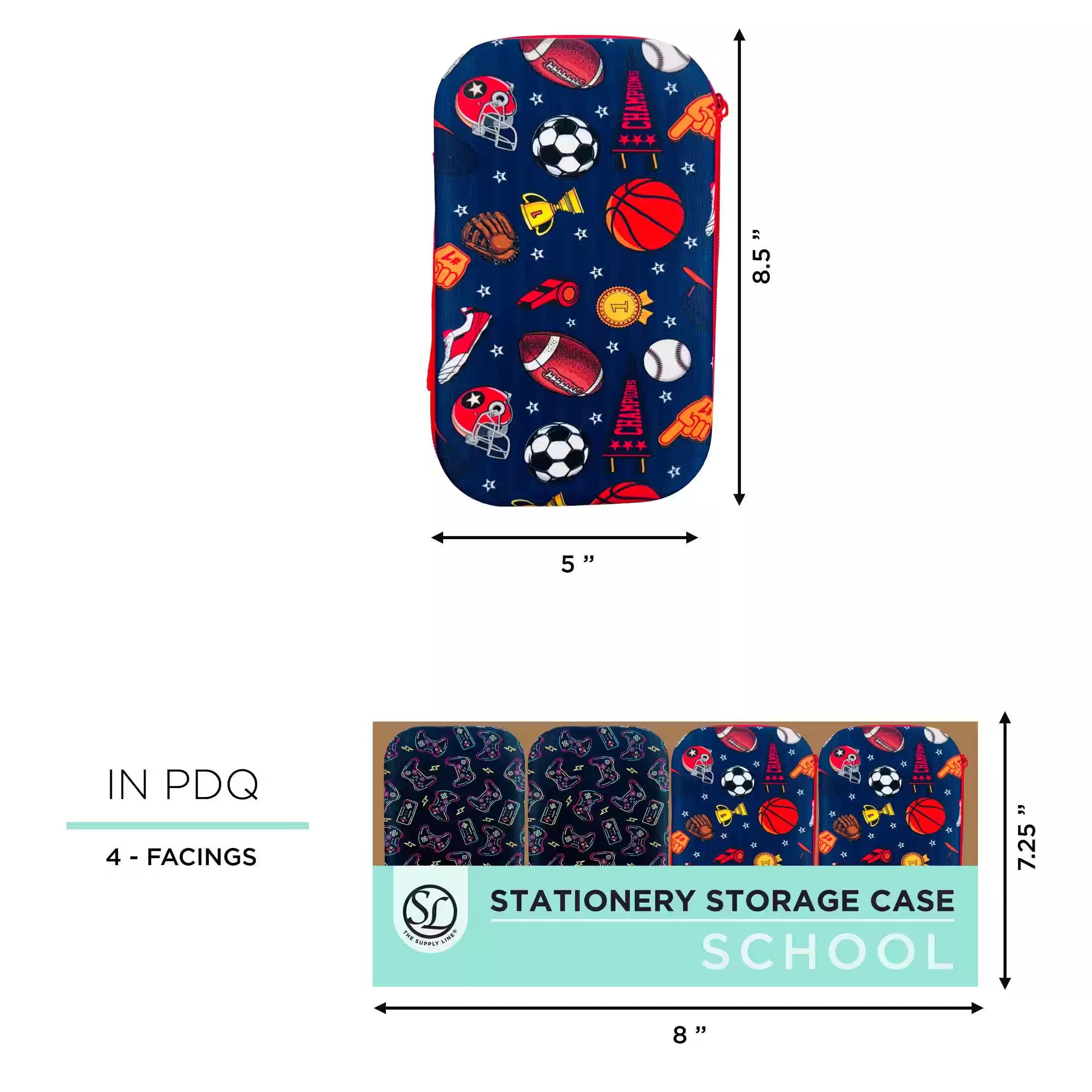 SL- FELT SHELL PENCIL CA SE-BOYS ASST IN PDQ
