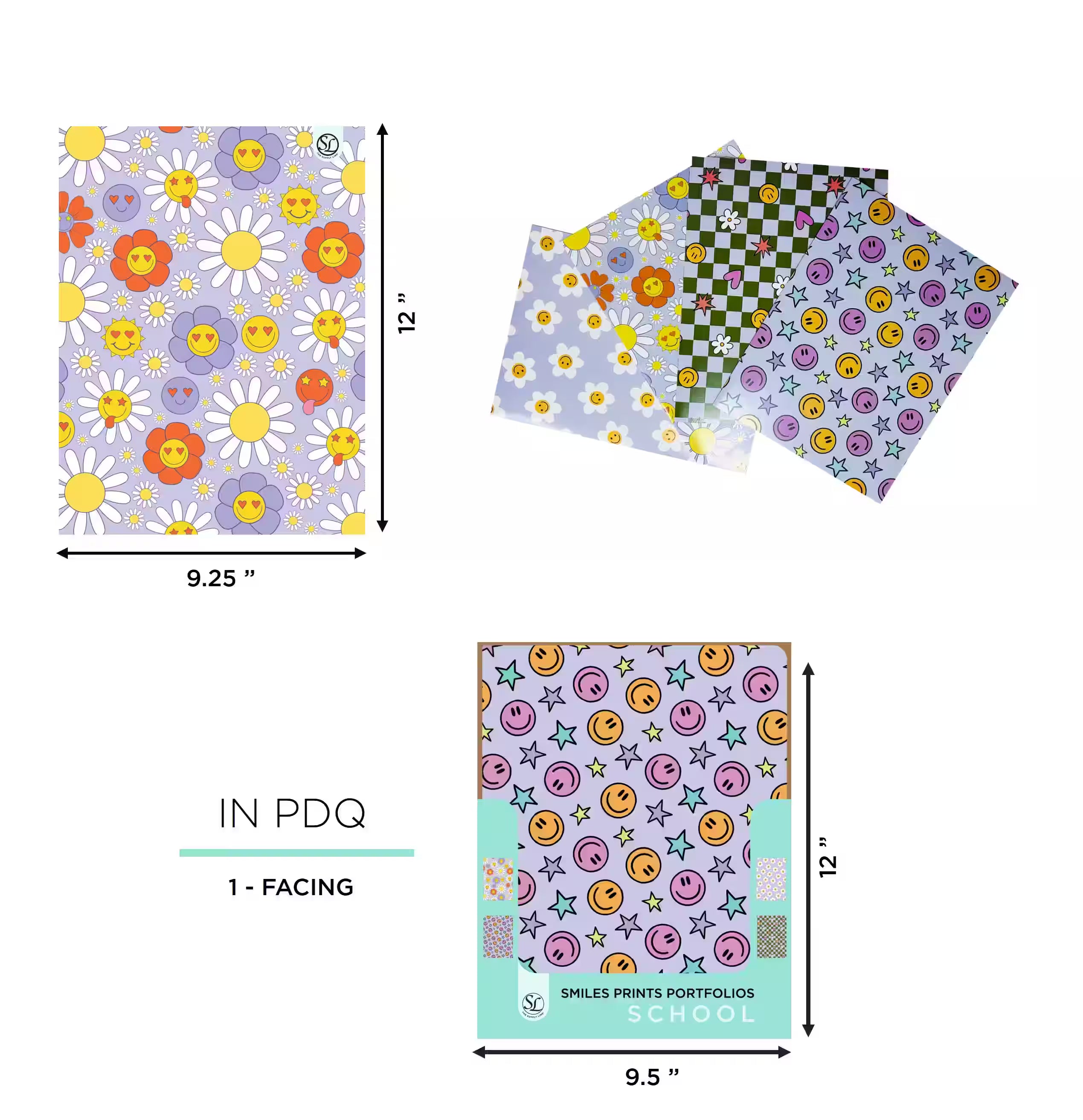 SL- SMILES PRINT ASST PAPER PORTFOLIO- IN PDQ
