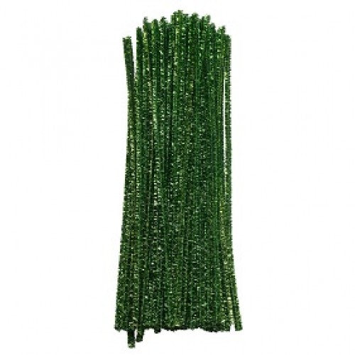 Limpiapipas color Verde Metalico pk/100pz.