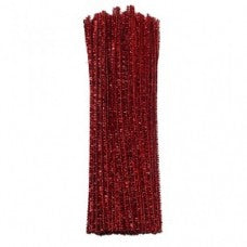 Limpiapipas Rojo Metalico pk/100pz.