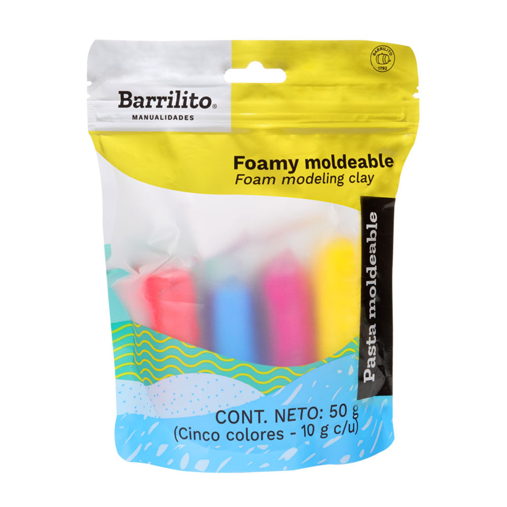 Foamy Moldeable Mixto pk/5colores