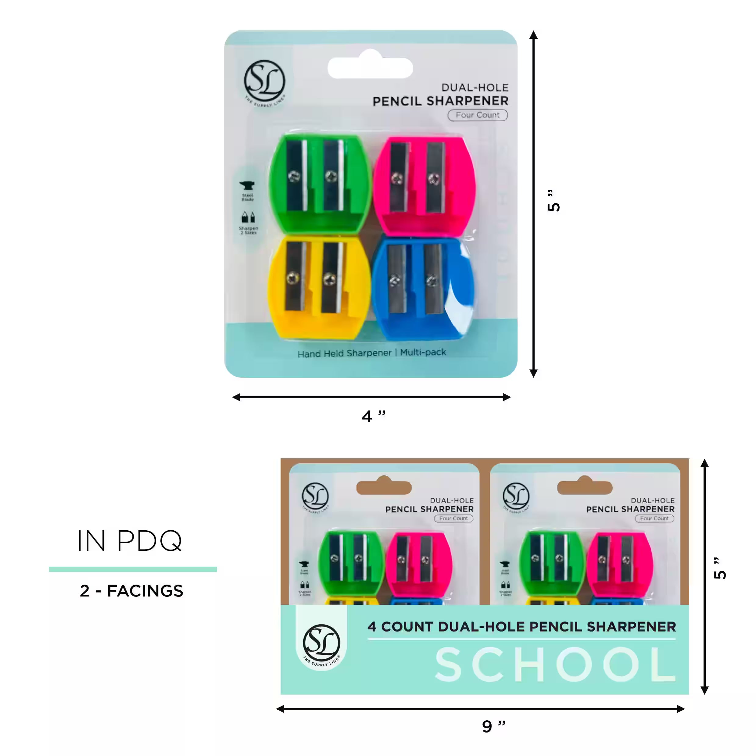 R 4PIECE PENCIL SHARPENER