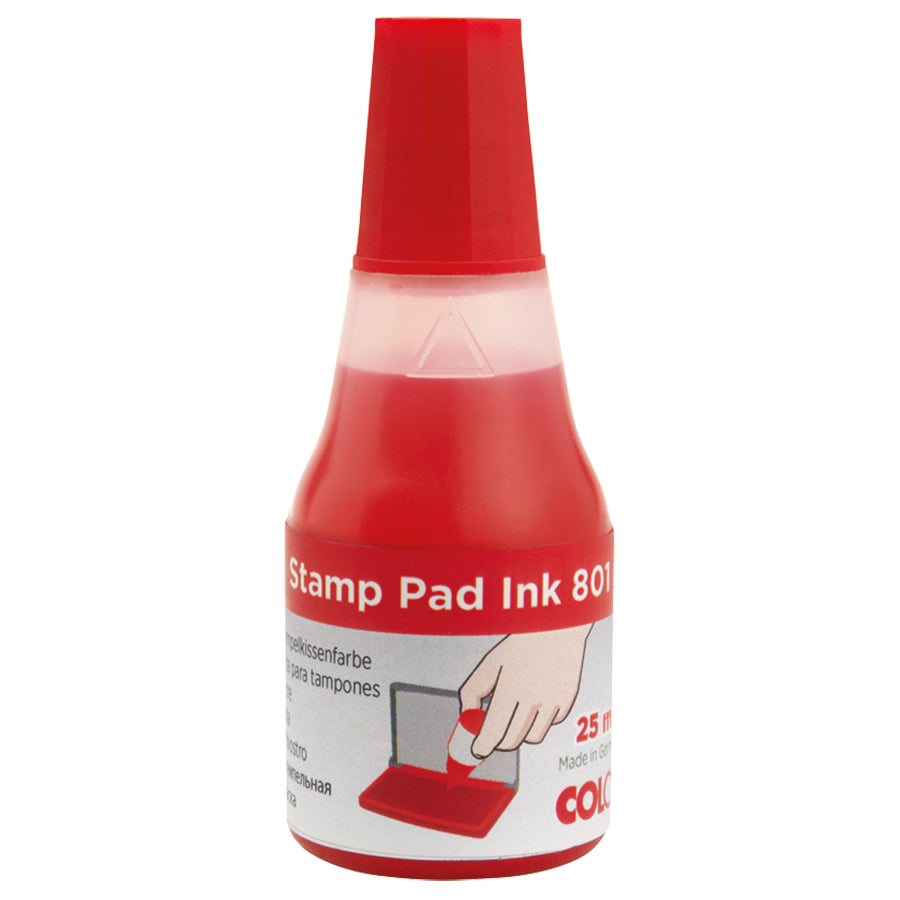 Tinta para cojin color rojo