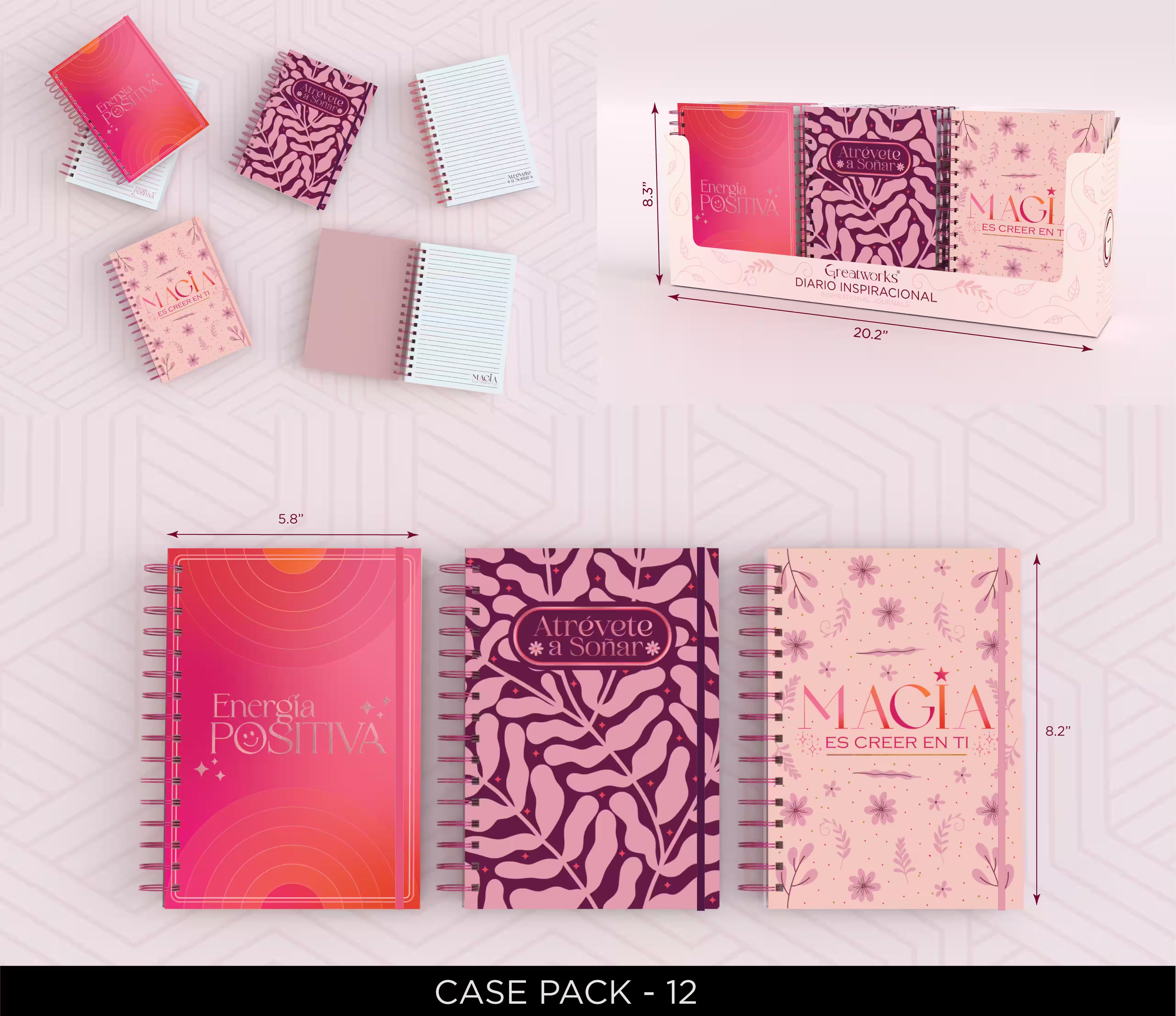 GW JOURNAL ASST SPANISH INSPIRATIONAL 256PG