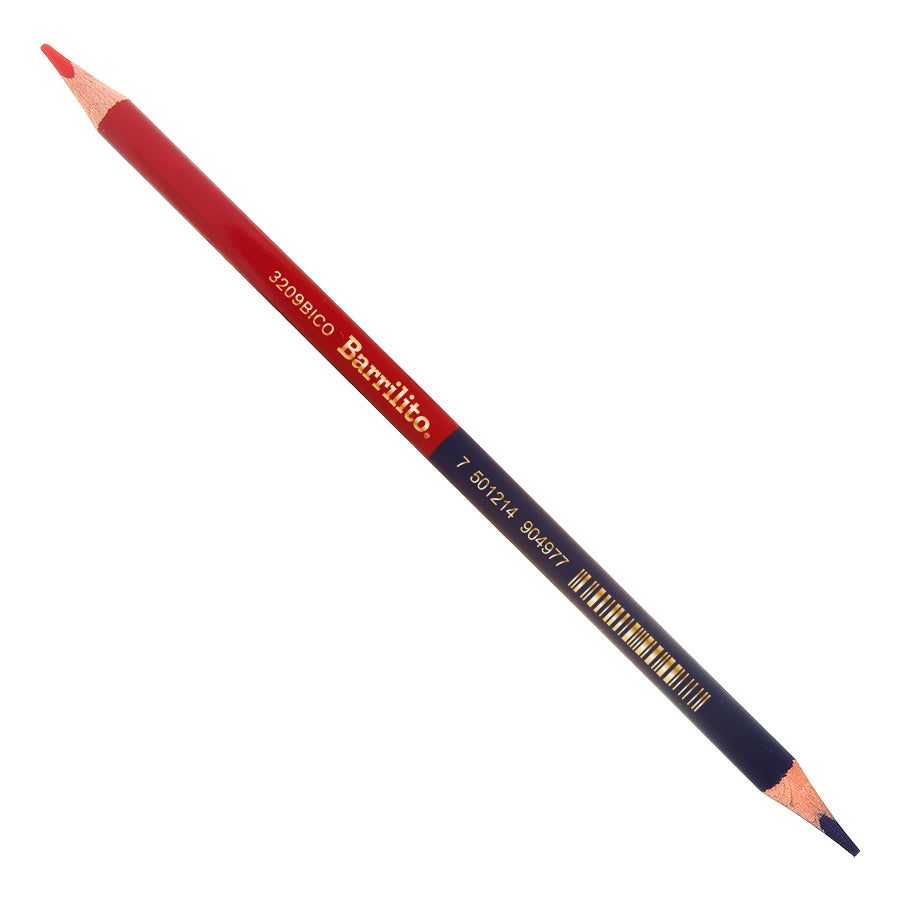 Lapiz bicolor azul-carmin pk/10pz.,ctn/12pk