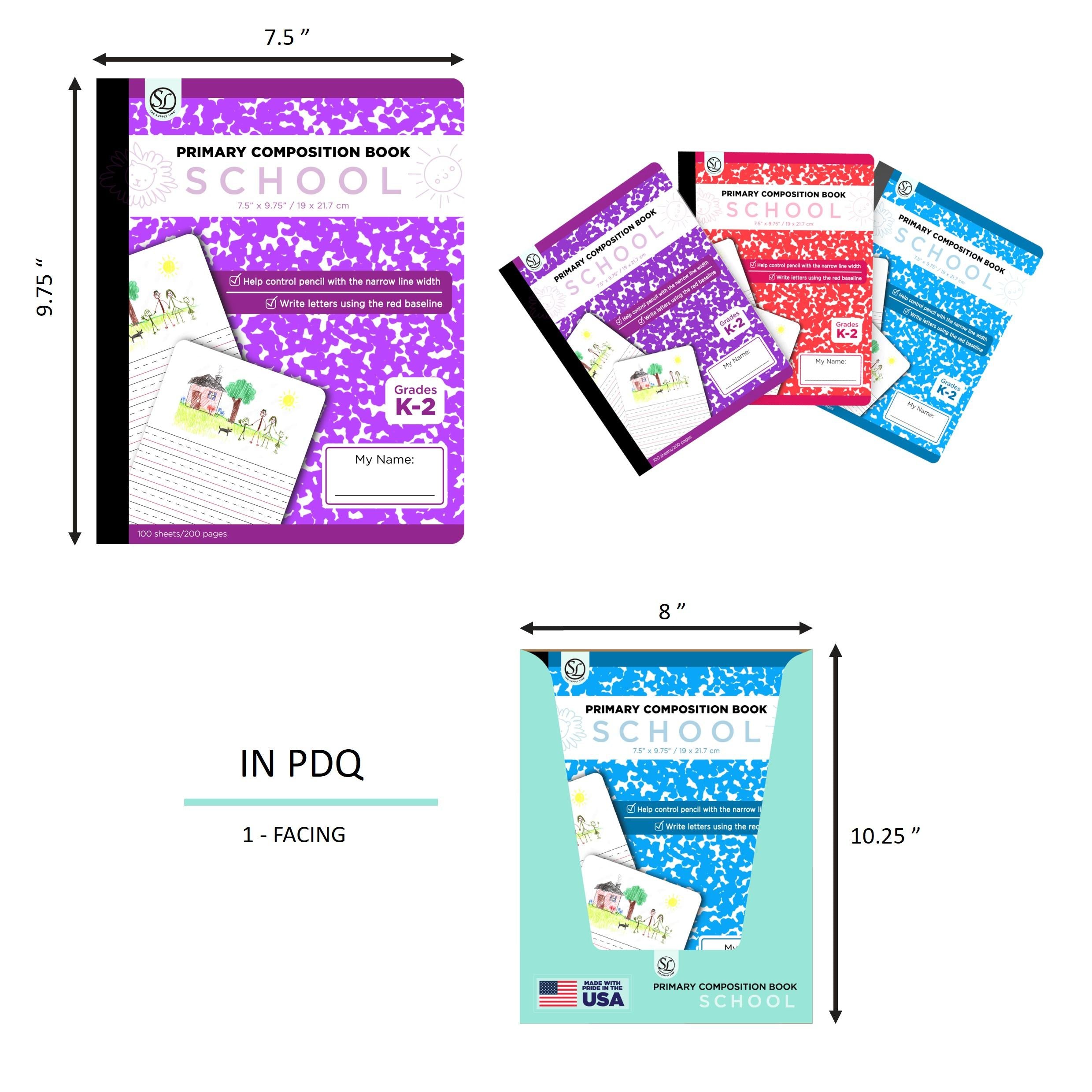 Primary School Comp Bk Usa Made