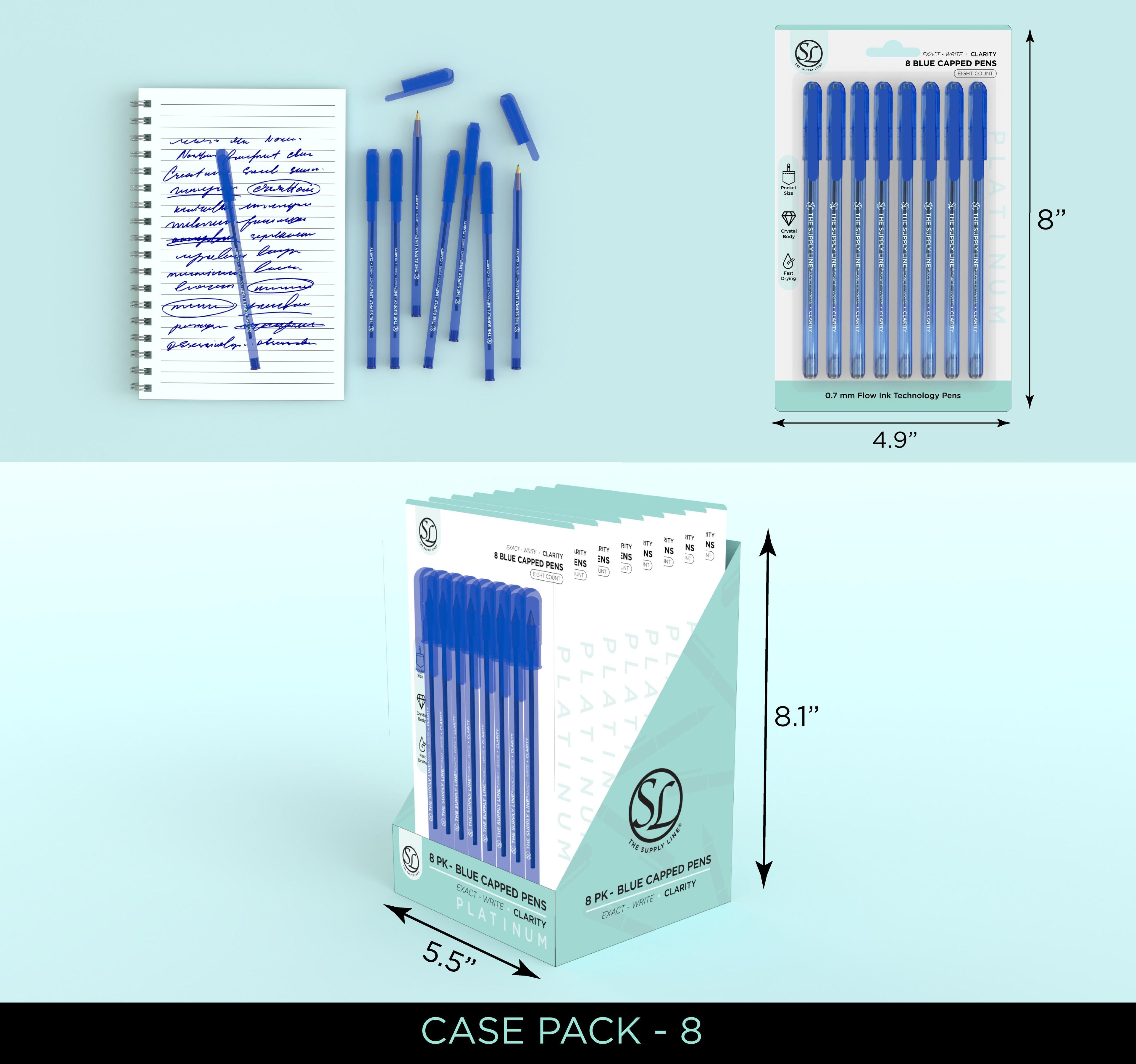 Exact Write- Clarity 8Pk Blue In