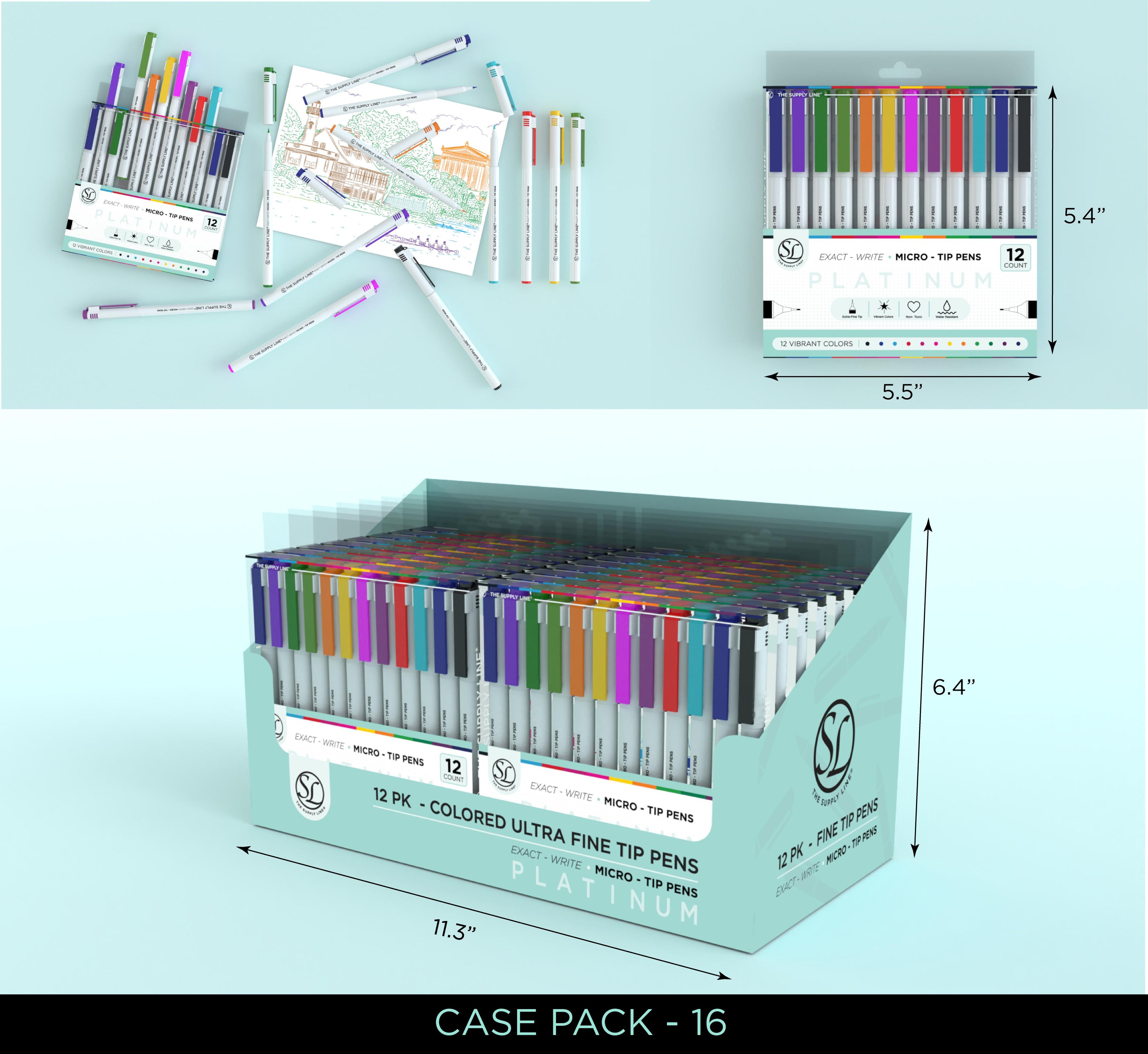 Exact Write 12Pk Mircotip Pens Box