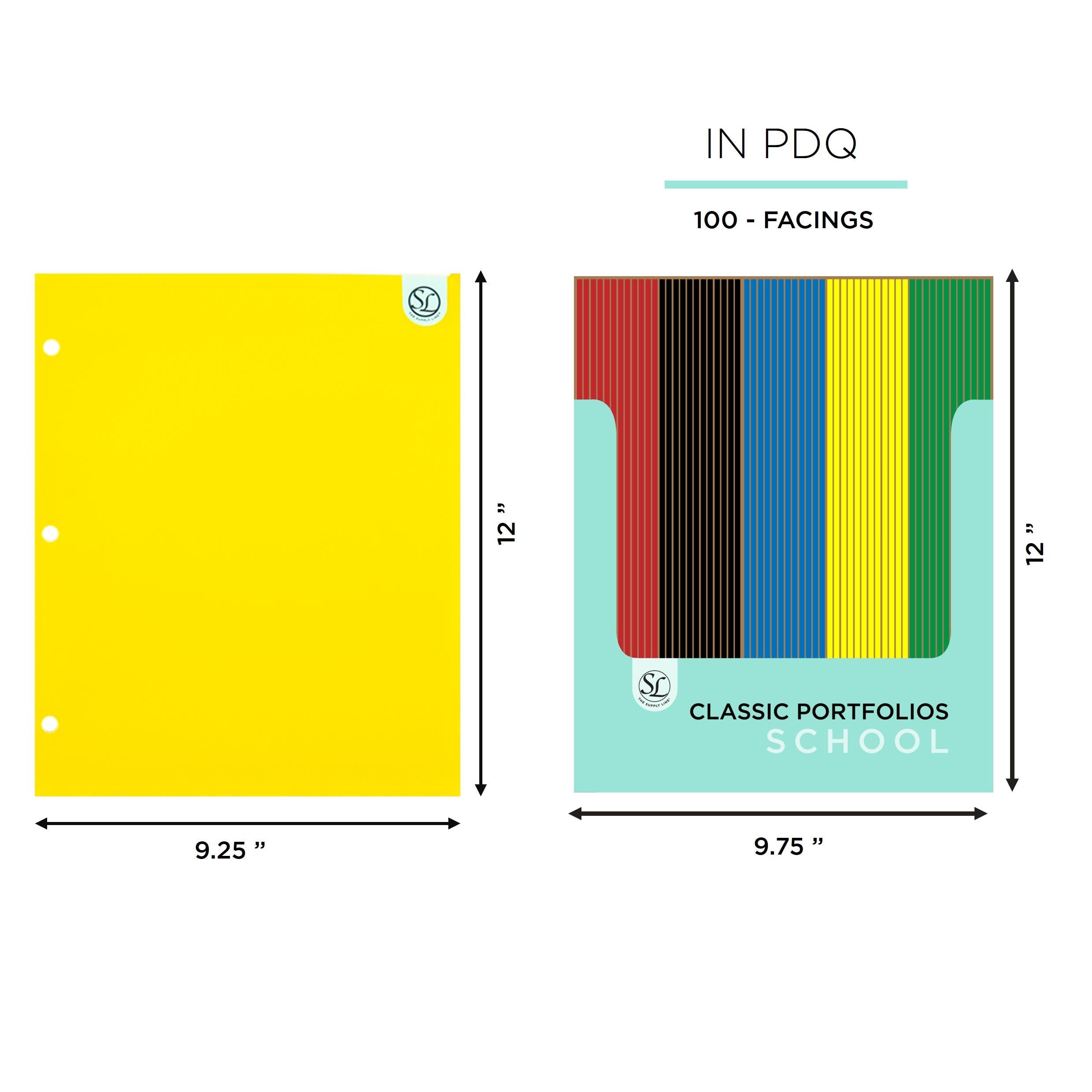 Paper Portfolios In - Classic Colors