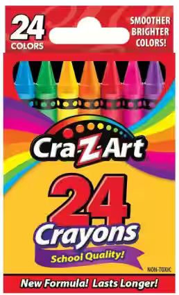 R CRA-Z-ART 24CT CRAYONS 10201-48 - 884920102019