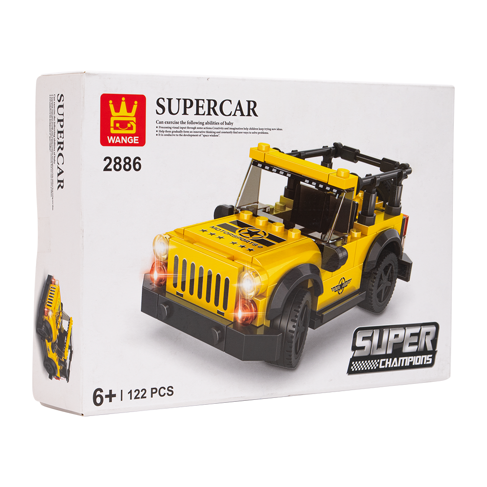 Súper Auto Todoterreno Armable (2886) WANGE