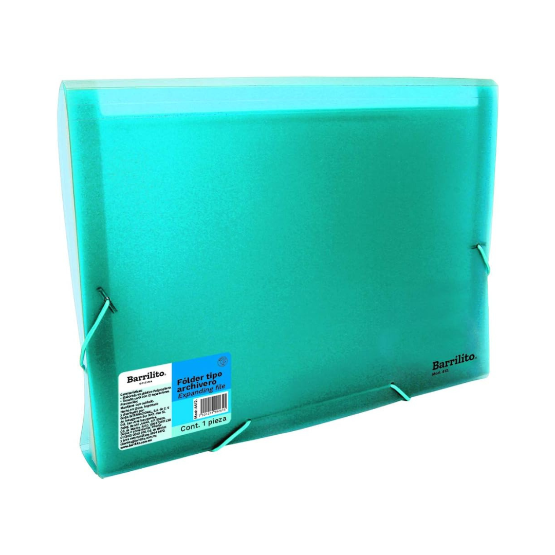 Expanding File de 12 divisiones colores surtidos carta pk/6pz.,precio por unidad