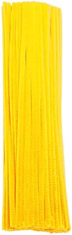 Limpiapipas color Amarillo pk/100pz.