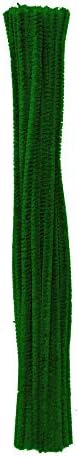 Limpiapipas color Verde Pasto pk/100pz.