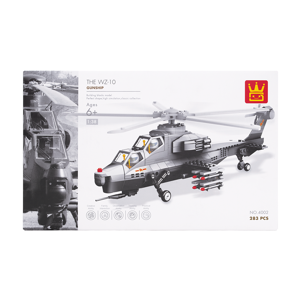 Helicóptero WZ-10 Armable (4002) WANGE