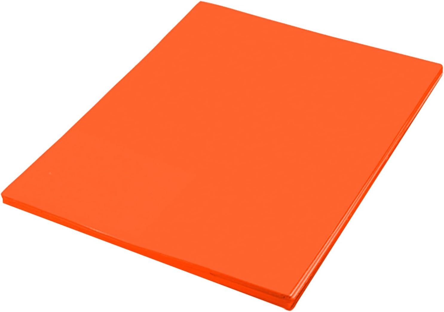 Foamy tamaño pliego (27 1/2 x 37 1/2) color naranja,pk/10pz.,ct./5pk