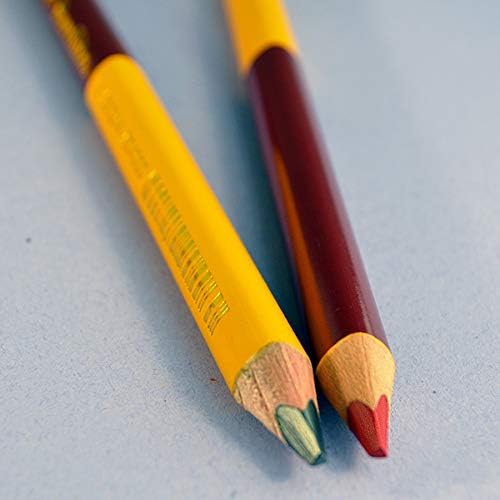 Lapiz Duo jumbo grafito-carmin,pk/10pz.,ctn/6pk