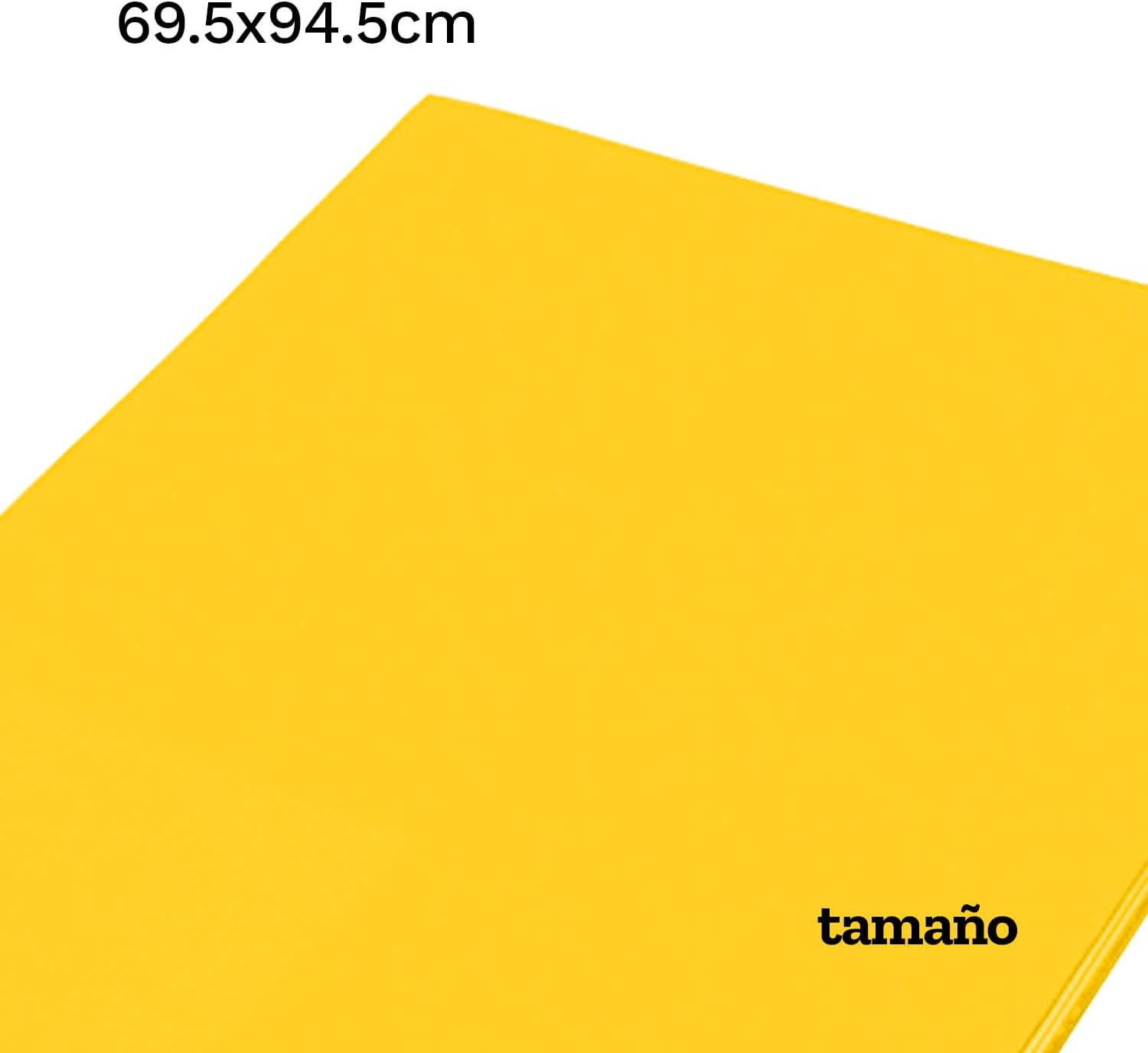 Foamy Tamaño Pliego (27 1/2 x  37 1/2) color amarillo canario,pk/10hojas,ctn/5pk