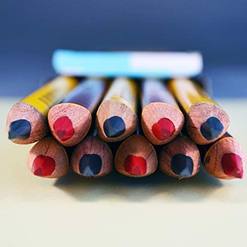 Lapiz Duo jumbo grafito-carmin,pk/10pz.,ctn/6pk