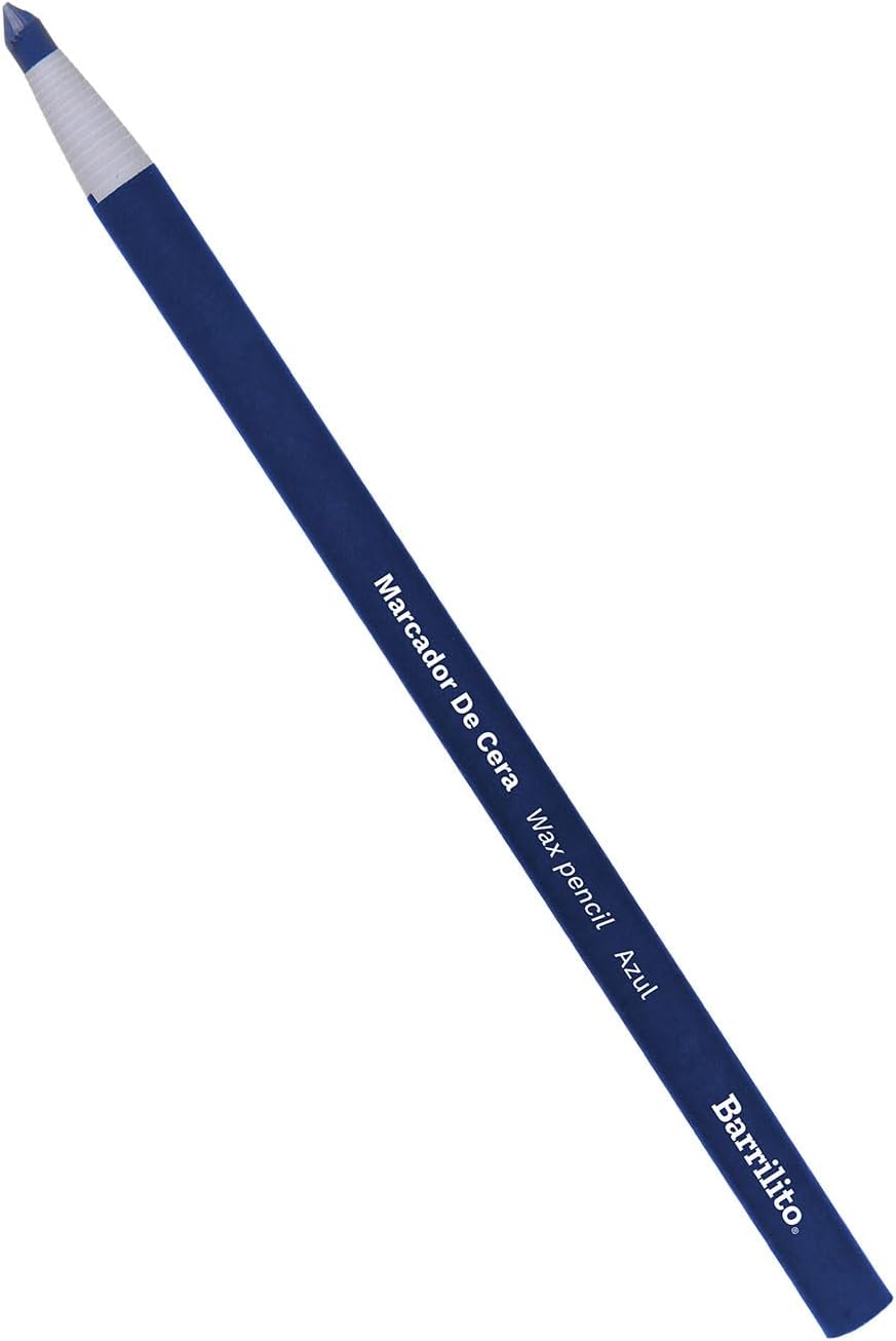 Marcador de Cera Azul, pk/12pz.,ctn/48pk