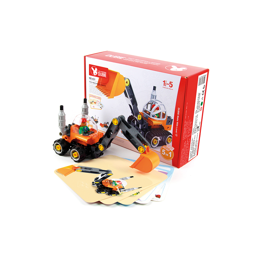 Maquina Excavadora para Armar 5 en 1 DUBIE 38pz.