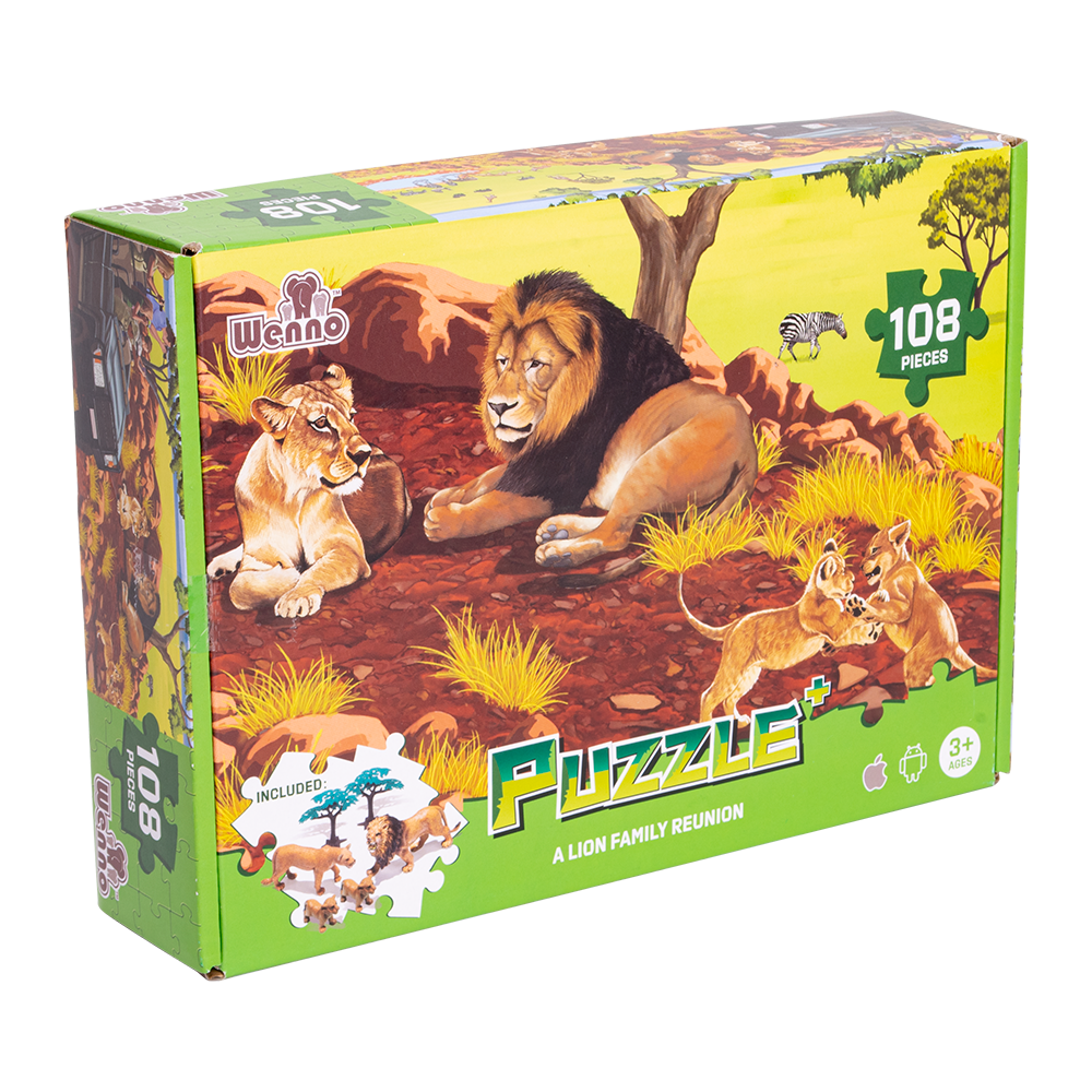 Puzzle Leon 108pz. + Accesorios WENNO