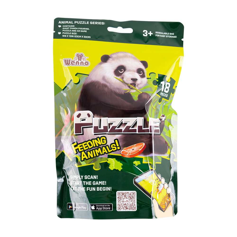 Puzzle Oso Panda 18pz. Bolsa B/P WENNO