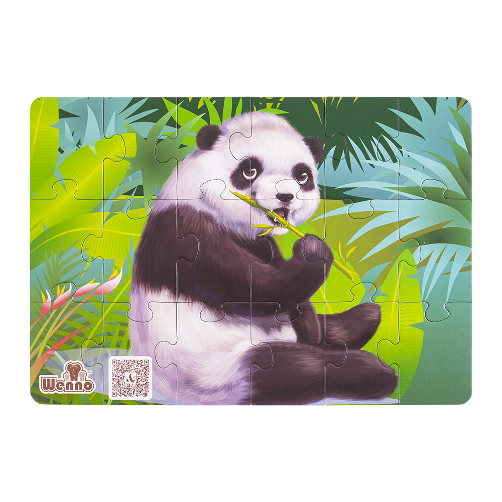Puzzle Oso Panda 18pz. Bolsa B/P WENNO