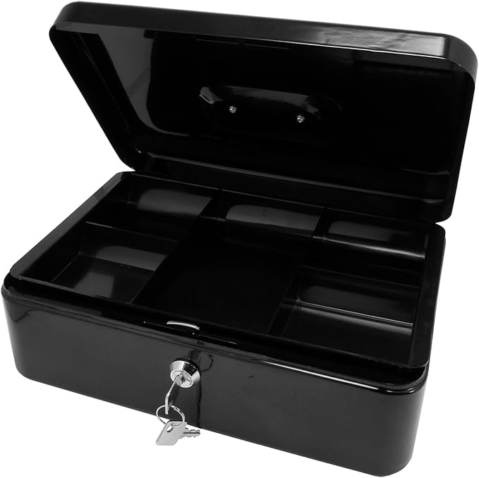 Caja Metalica para dinero 25x17x8cm,ctn/6pz.