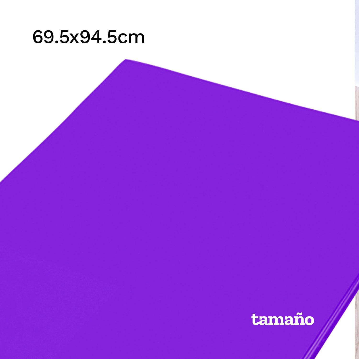 Foamy Tamaño Pliego (24 1/2 X 37 1/2) color morado,pk/10hojas.ctn/5pk