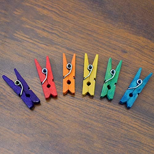 Micro pinzas ropa colores