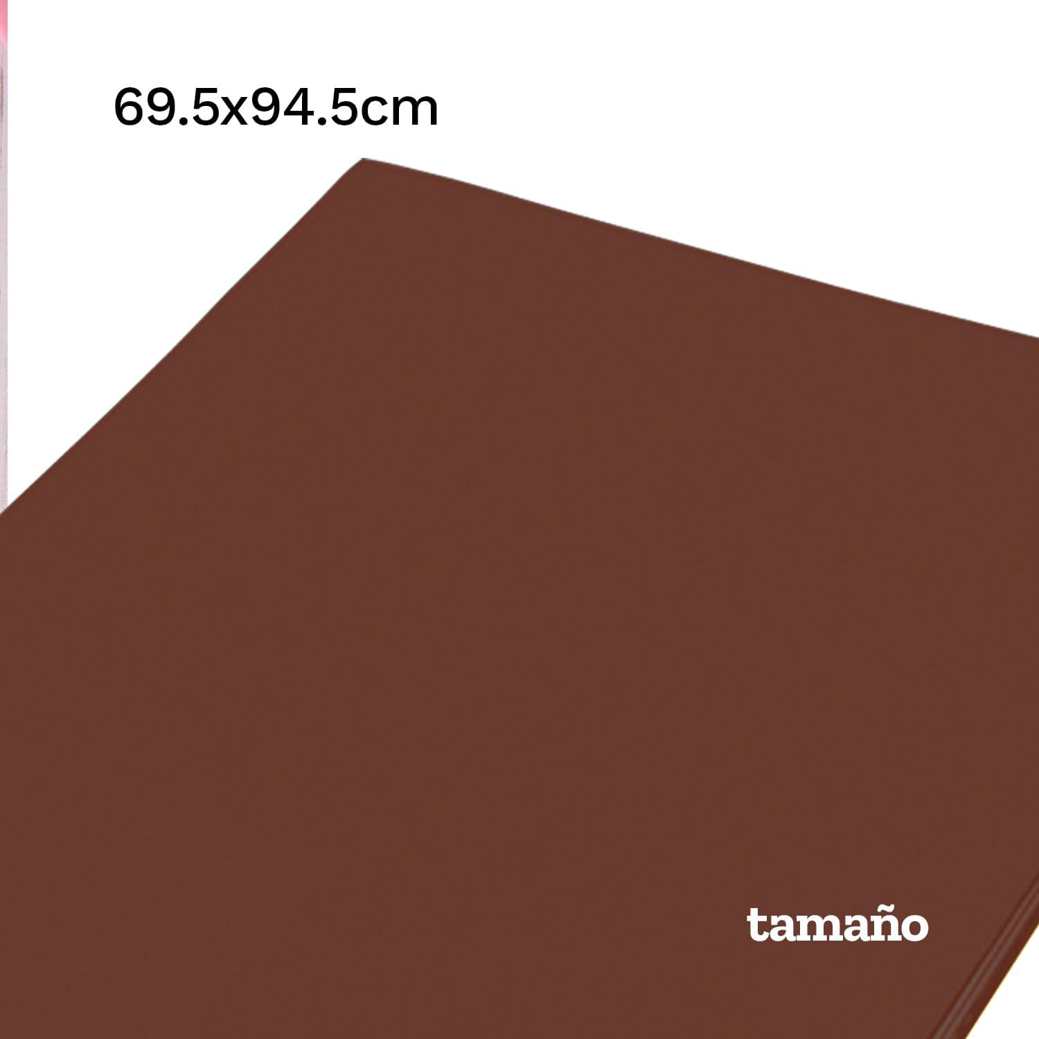 Foamy tamaño pliego (27 1/2 x 37 1/2) color cafe pk/10pz.,ctn/5pk
