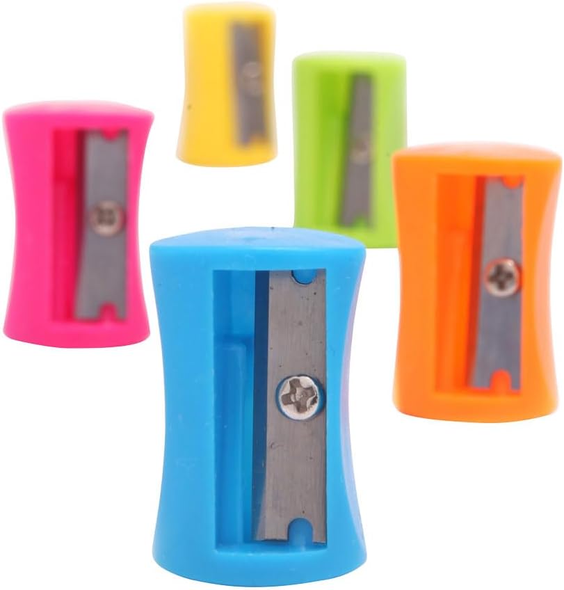 Sacapuntas Plastico Curvo B/80pz.