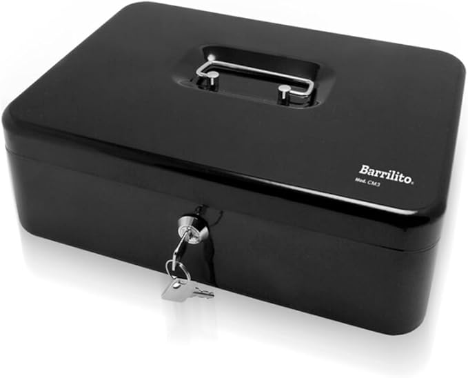 Caja Metalica para dinero 25x17x8cm,ctn/6pz.