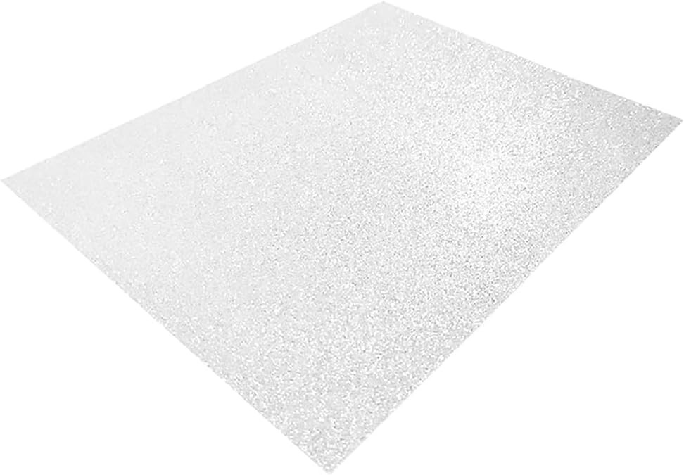 Foamy Carta con Diamantina Iridiscente Blanco,pk/10hojas,ctn/12pk