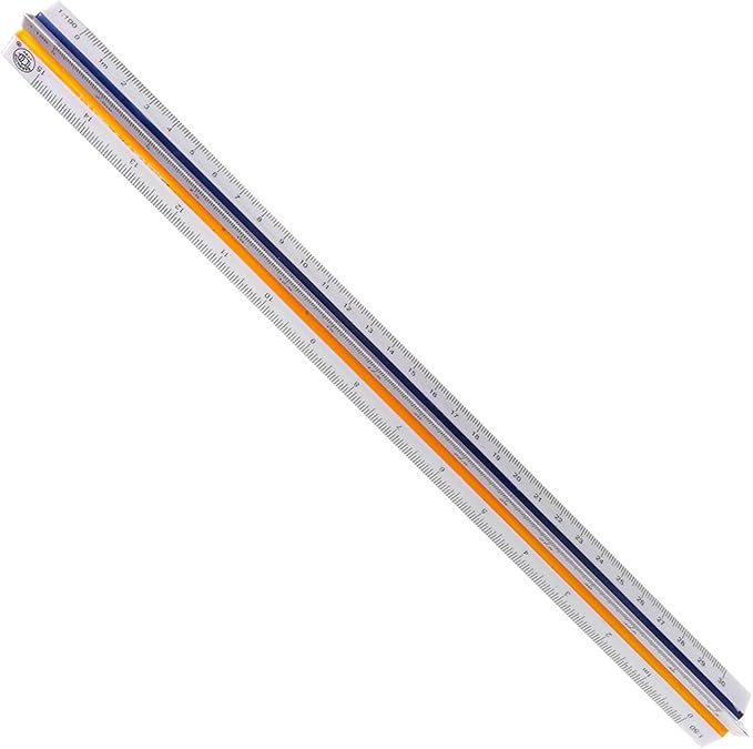 Escalimetro Plastico (6 Escalas) ctn/24pz.