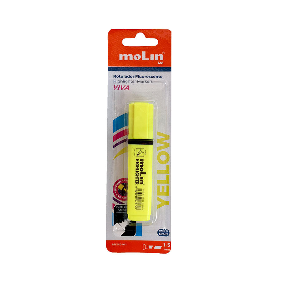 Blister 1 Rotulador fluorescente con clip  SURTIDO. ctn/144