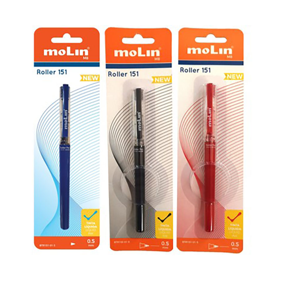 Blister 1 roller negro NEW DESIGN (Bandeja 12 und)