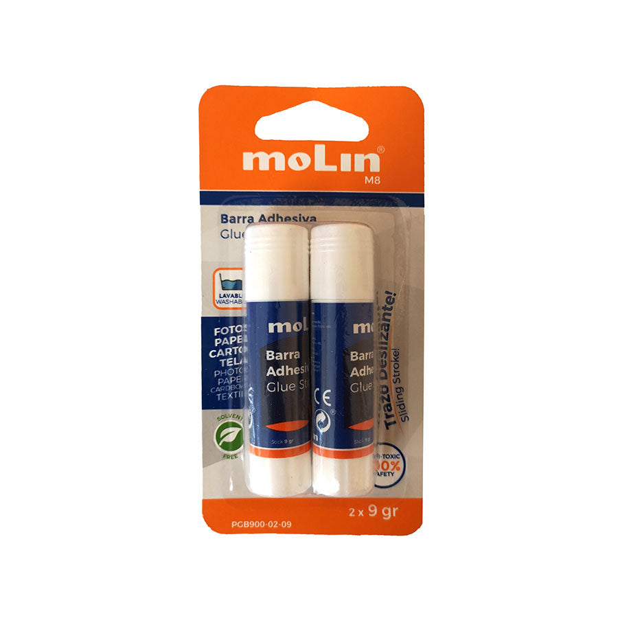 Blister 2 barras adhesivas 9 gr.