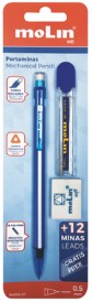 Blister de 1 portaminas + tubo  de minas 0,5 mm
