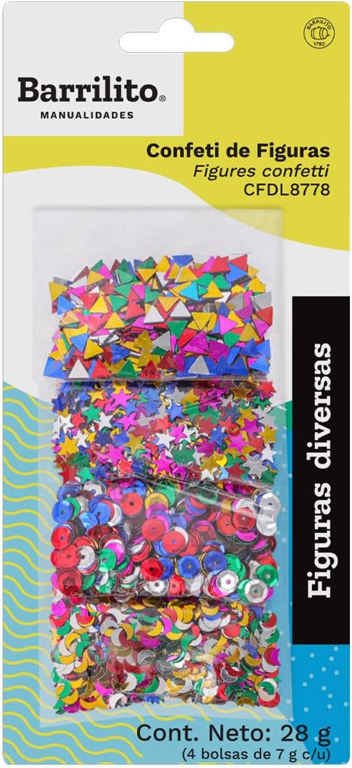 Confeti Figuras Diversas 28g.