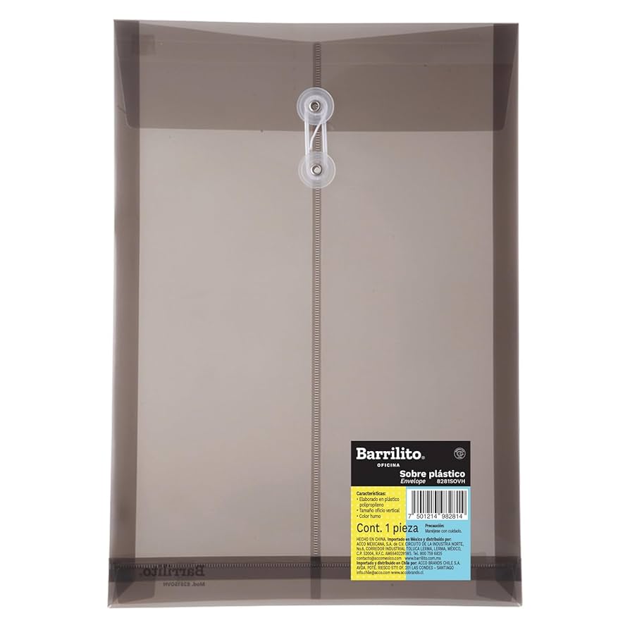 Sobre plastico legal humo pk/12pz