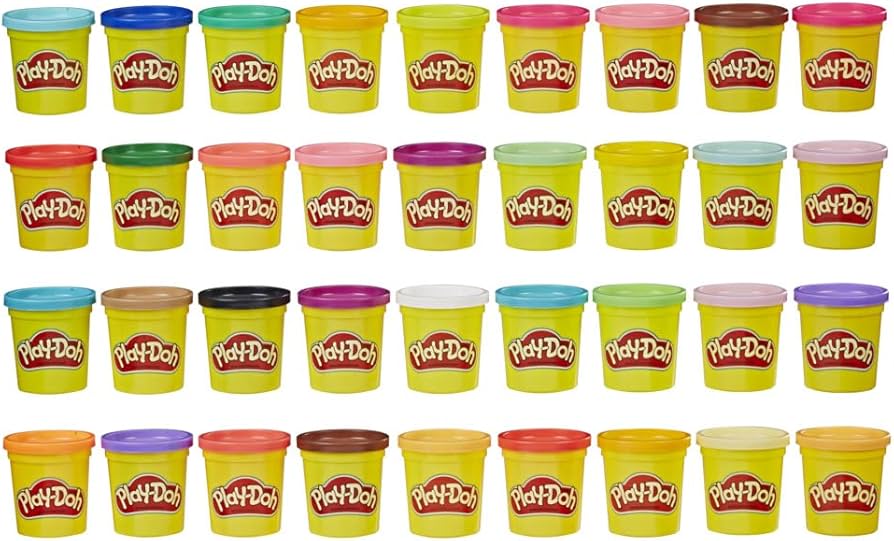PN Play-Doh Plastilina Basico Colores Surtidos Precio por Display de 36pz.