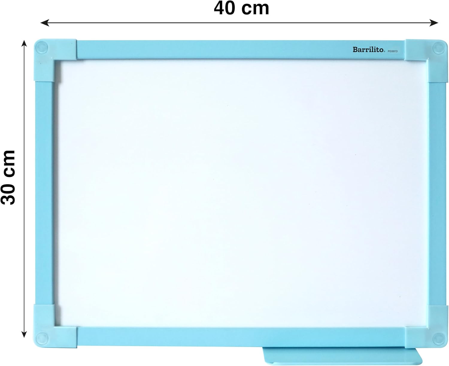 Pizarron Escolar Borrado en Seco 30x40cm (12x16") Marco Plastico colo Azul