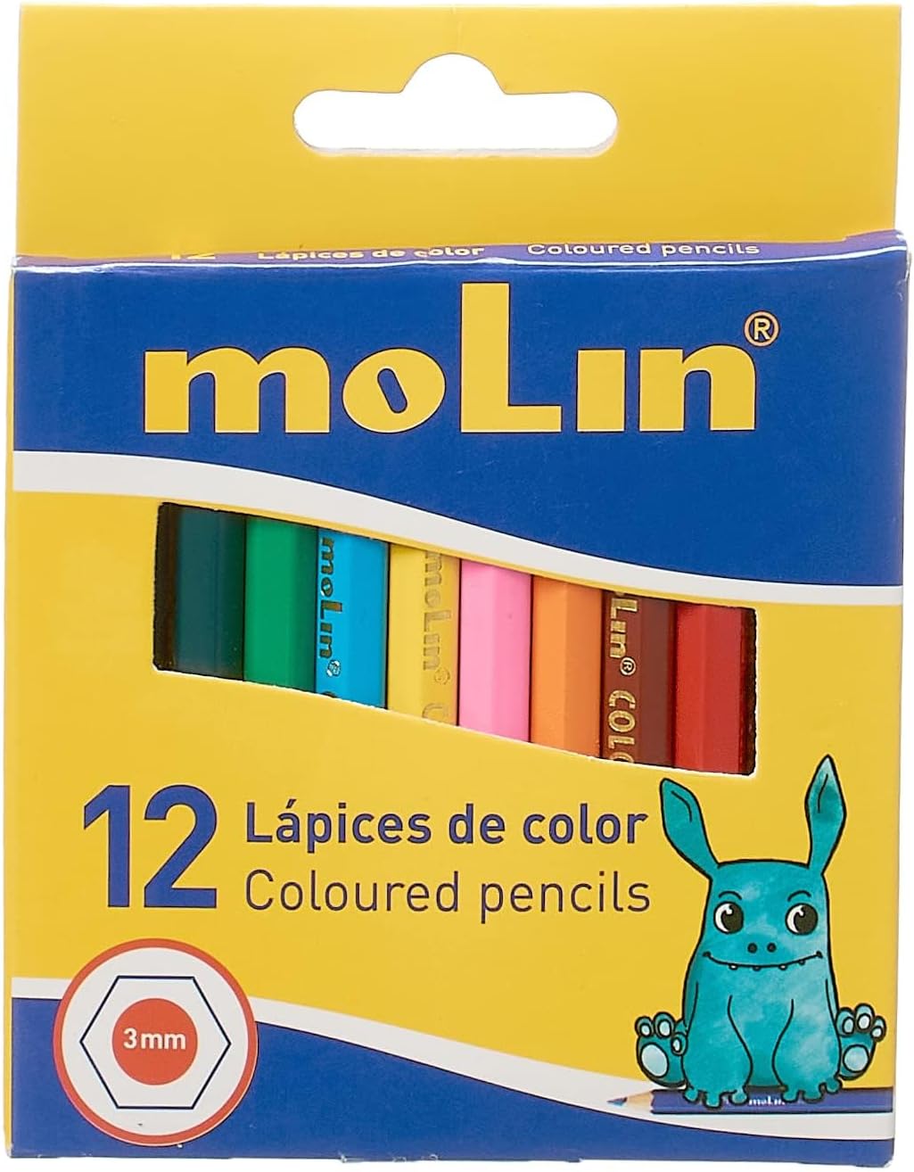 Lapices de Color mini, caja de 12. ctn/480