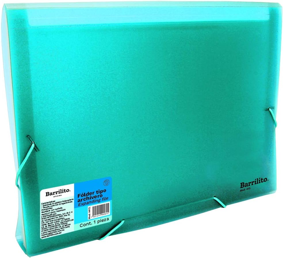 Expanding file carta de12 bolsillos colores surtidos precio por unidad