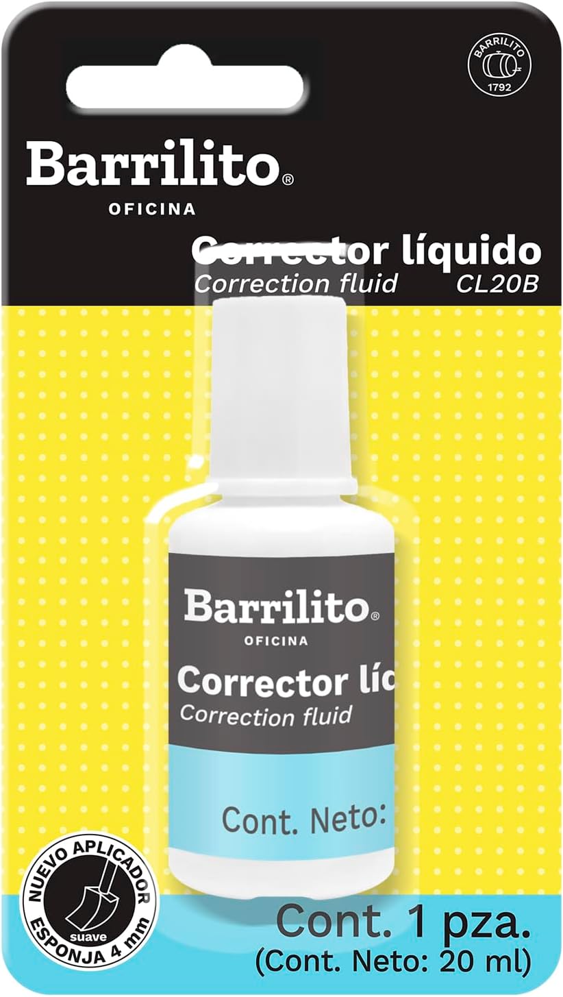 Corrector liquido 20ml blister pack