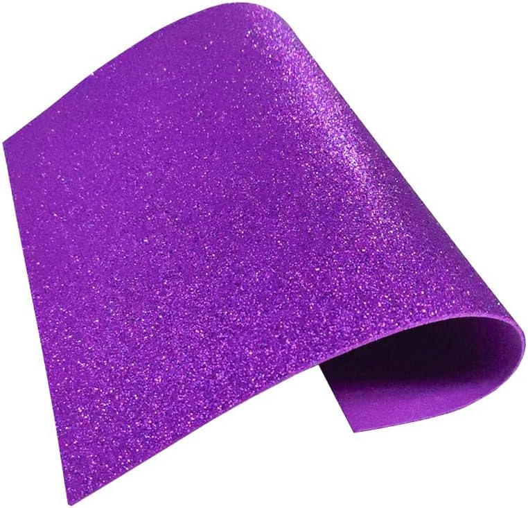 Foamy Diamantina color morado,pk/10hojas,ctn/12pk