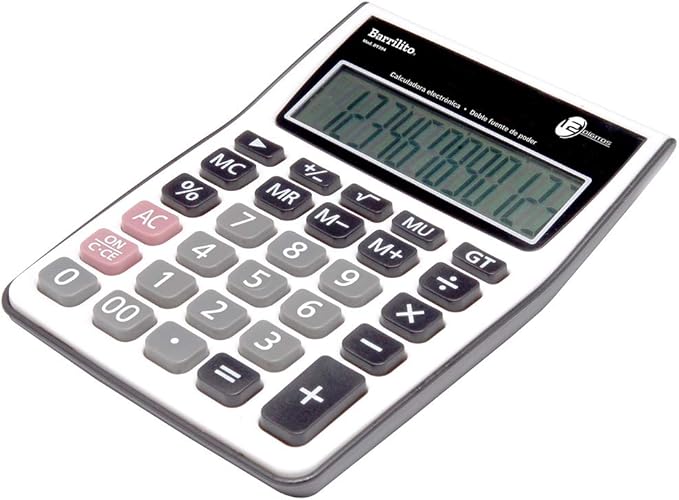 Calculadora de escritorio 12 dijitos dual